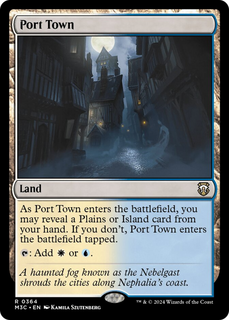 Port Town (Ripple Foil) [Modern Horizons 3 Commander] | Anubis Games and Hobby