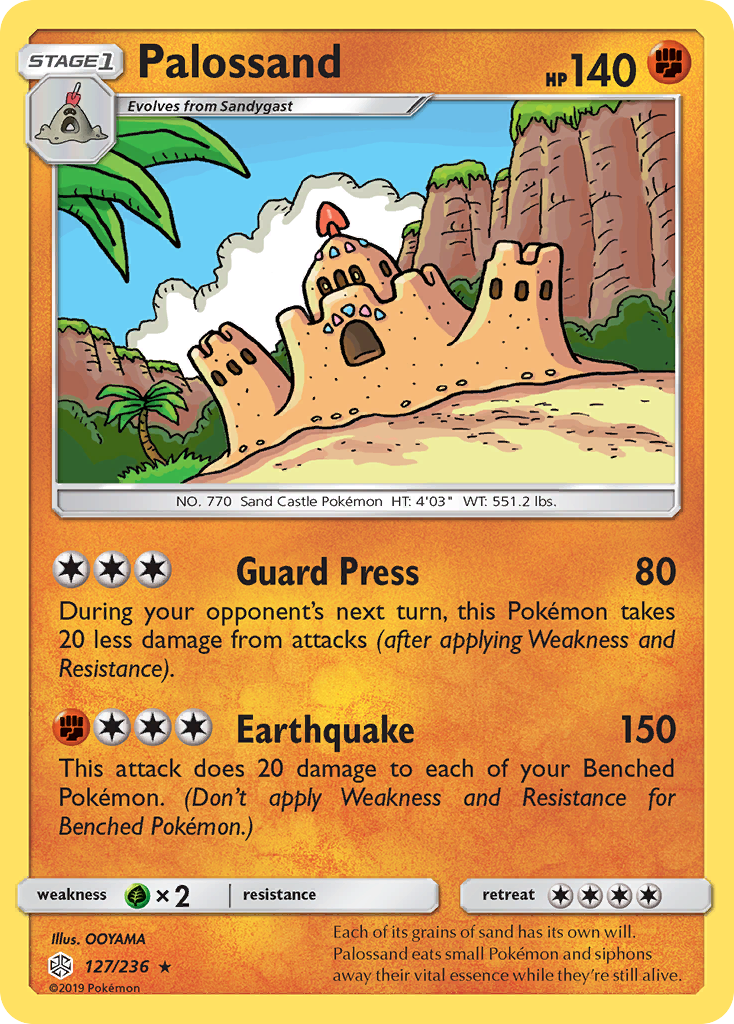 Palossand (127/236) [Sun & Moon: Cosmic Eclipse] | Anubis Games and Hobby
