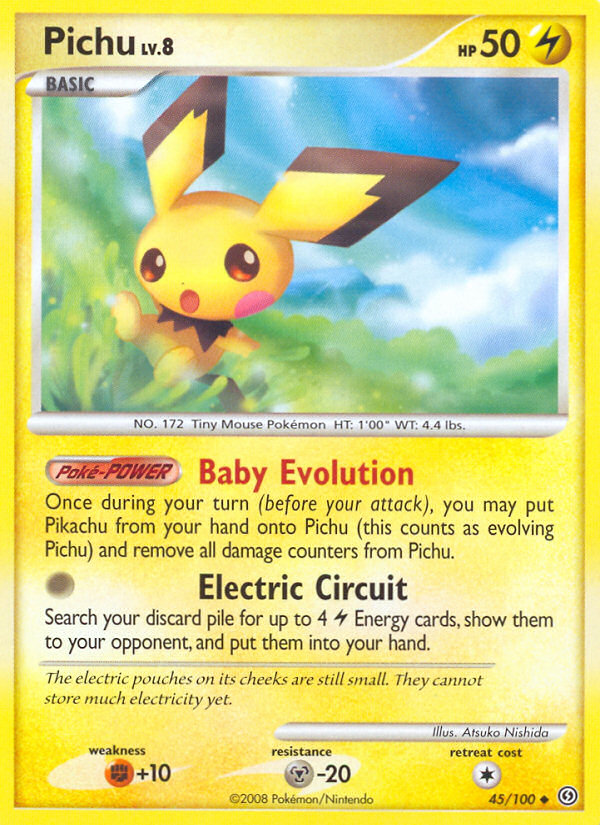 Pichu (45/100) [Diamond & Pearl: Stormfront] | Anubis Games and Hobby