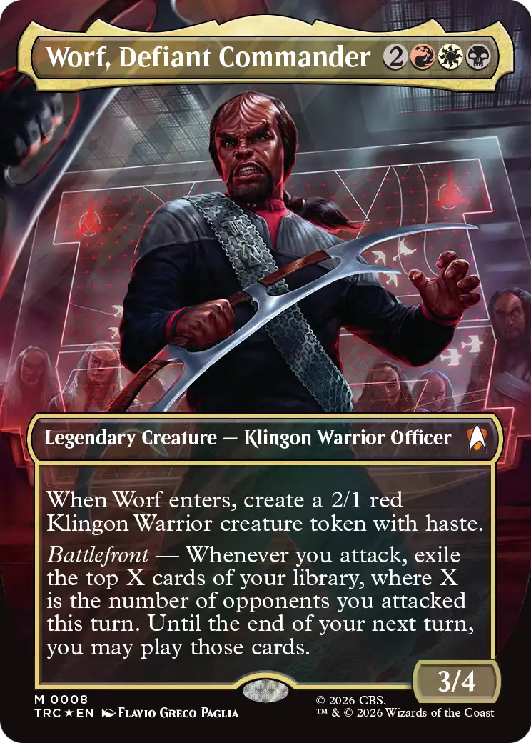 Kang, Suspicious Captain (Extended Art) [Star Trek Commander] | Anubis Games and Hobby