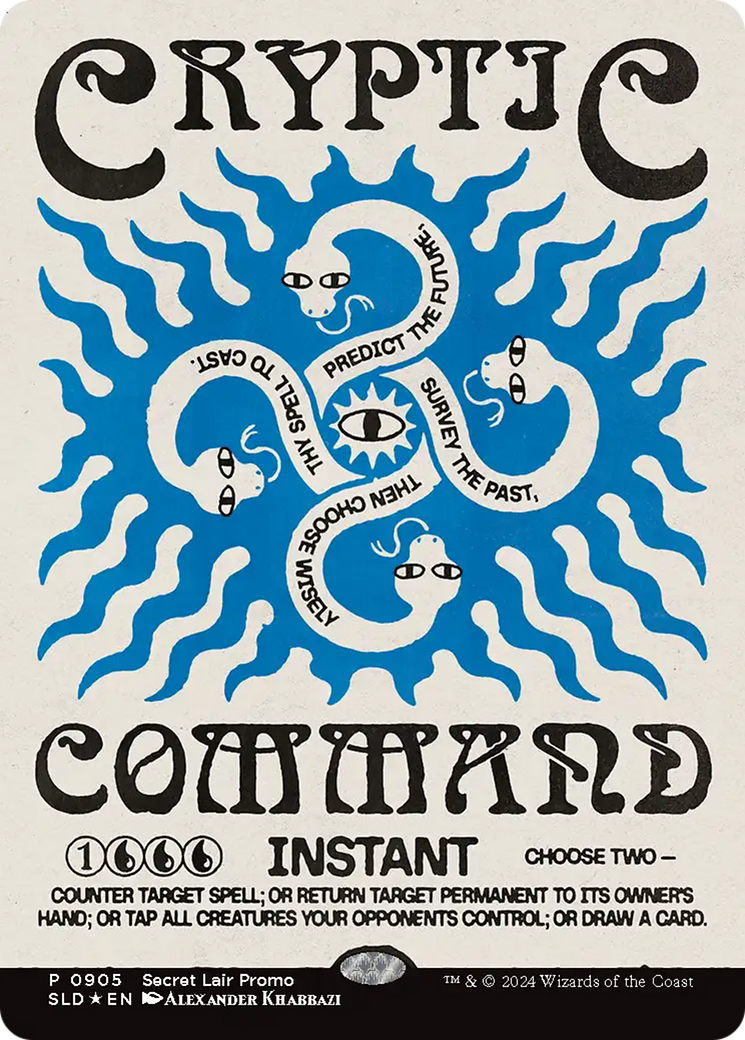 Cryptic Command (Rainbow Foil) [Secret Lair Drop Series] | Anubis Games and Hobby