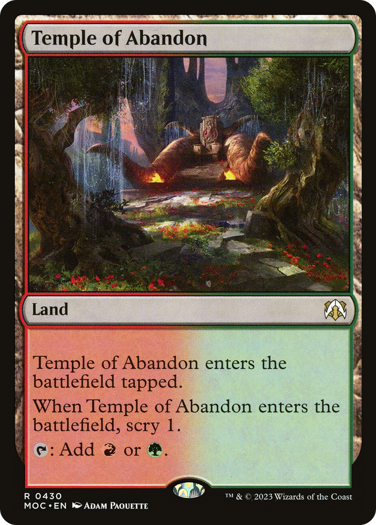 Temple of Abandon [March of the Machine Commander] | Anubis Games and Hobby