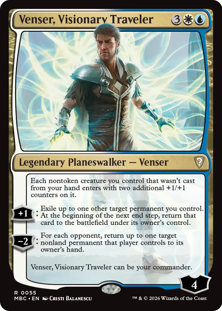 Venser, Visionary Traveler [Mystery Booster: Commander Edition] | Anubis Games and Hobby