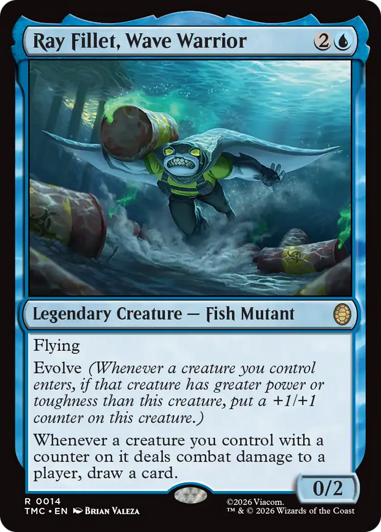 Ray Fillet, Wave Warrior [Teenage Mutant Ninja Turtles Commander] | Anubis Games and Hobby