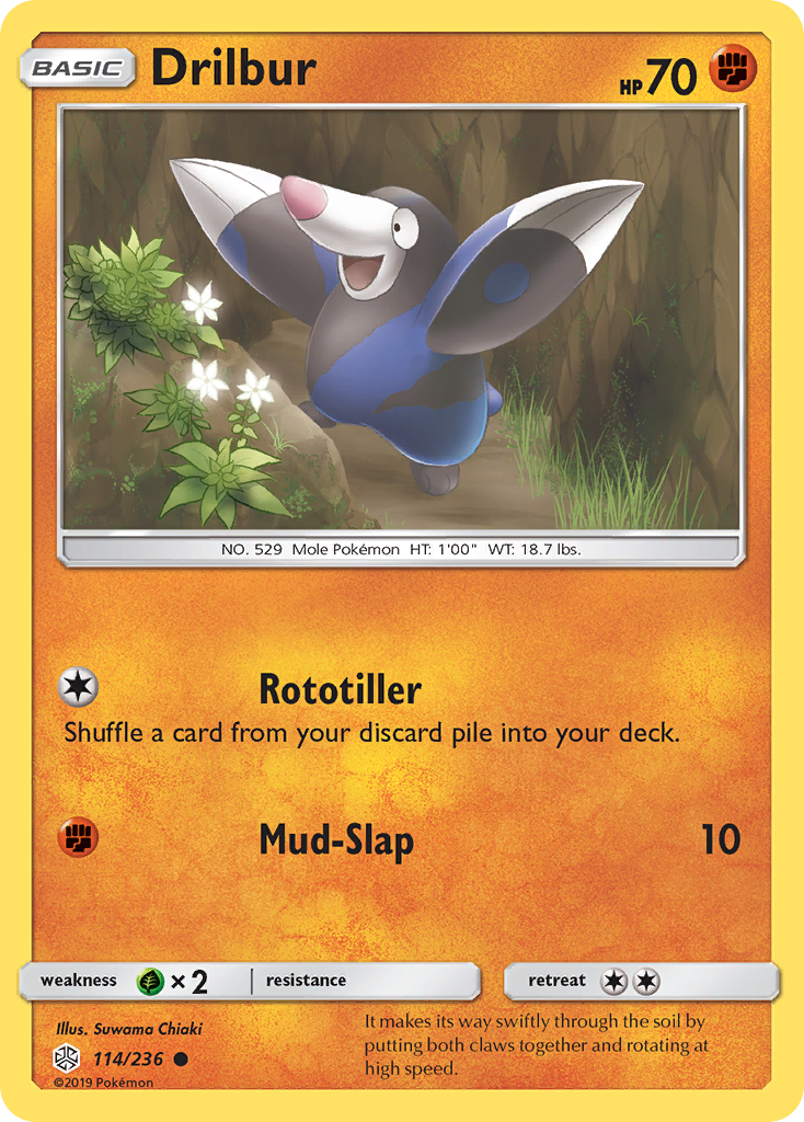 Drilbur (114/236) [Sun & Moon: Cosmic Eclipse] | Anubis Games and Hobby