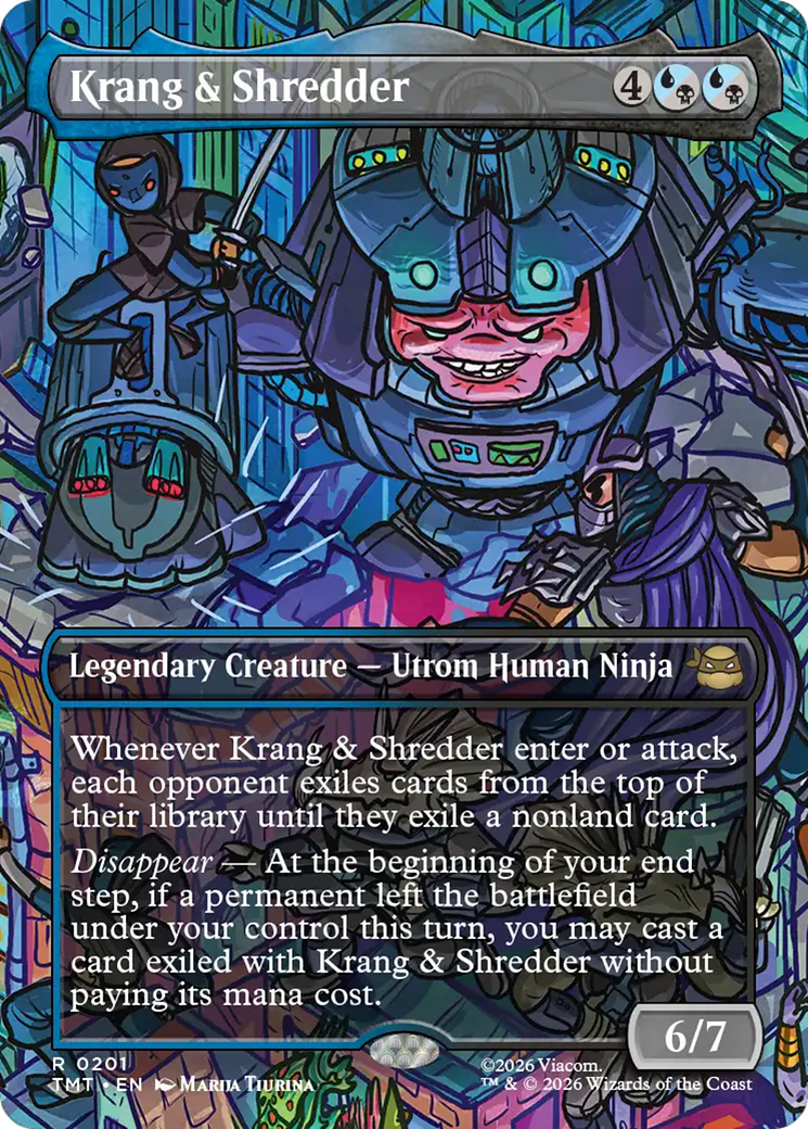 Krang & Shredder (Borderless) [Teenage Mutant Ninja Turtles] | Anubis Games and Hobby