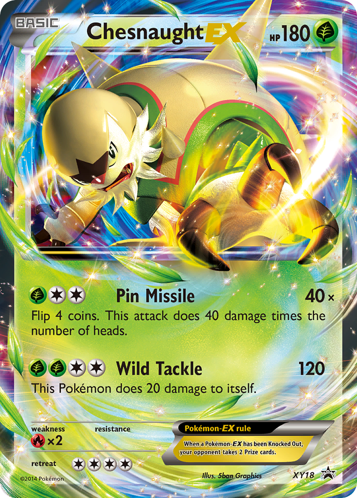 Chesnaught EX (XY18) [XY: Black Star Promos] | Anubis Games and Hobby