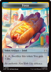 Spider // Food Double-Sided Token [Marvel's Spider-Man Tokens] | Anubis Games and Hobby