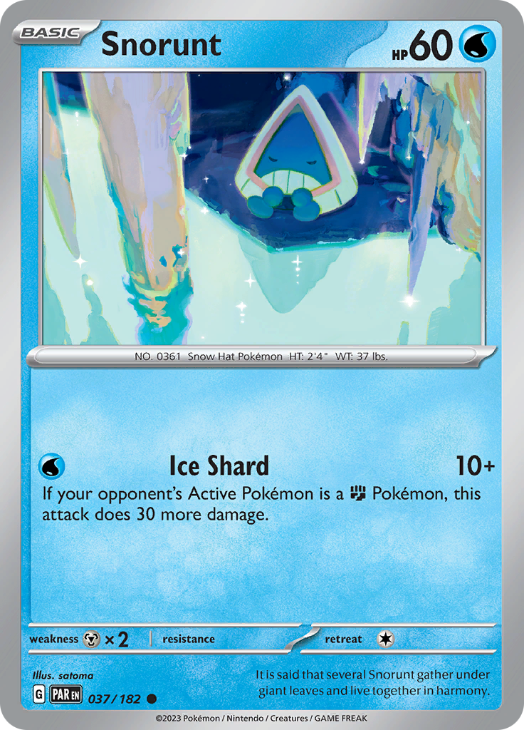 Snorunt (037/182) [Scarlet & Violet: Paradox Rift] | Anubis Games and Hobby