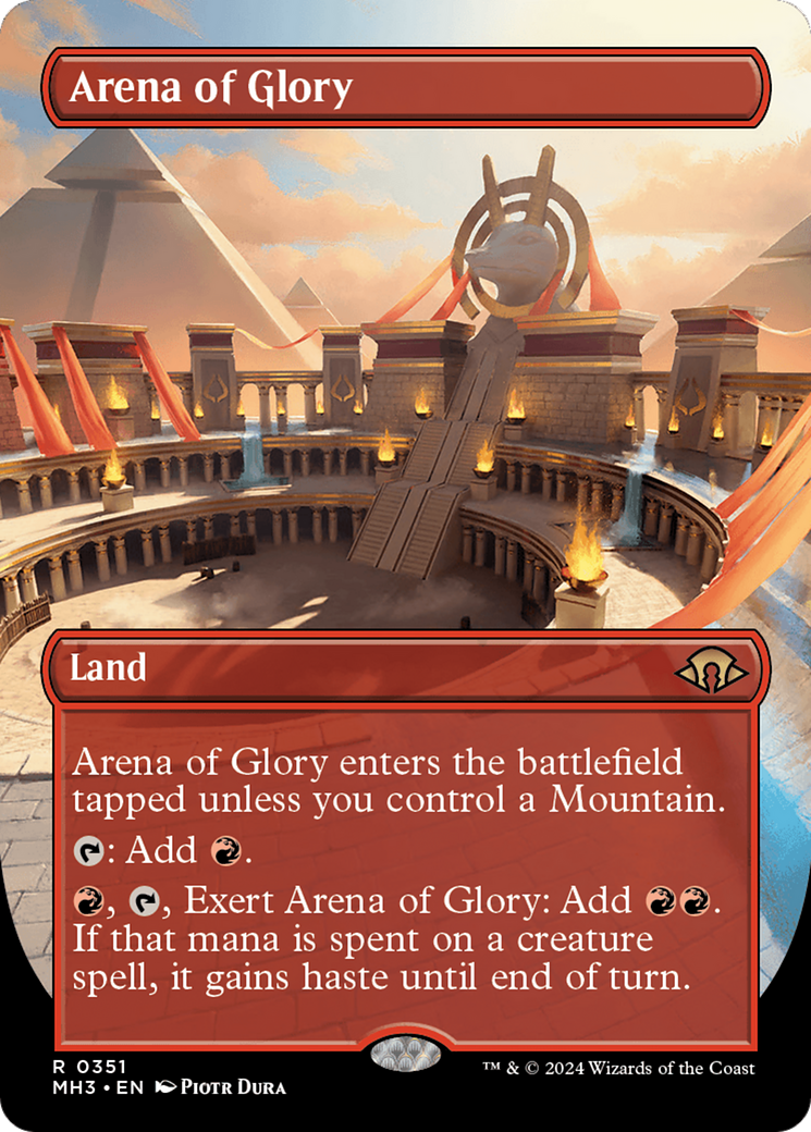 Arena of Glory (Borderless) [Modern Horizons 3] | Anubis Games and Hobby