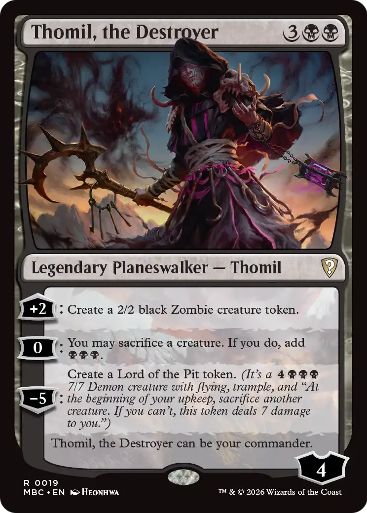 Thomil, the Destroyer [Mystery Booster: Commander Edition] | Anubis Games and Hobby