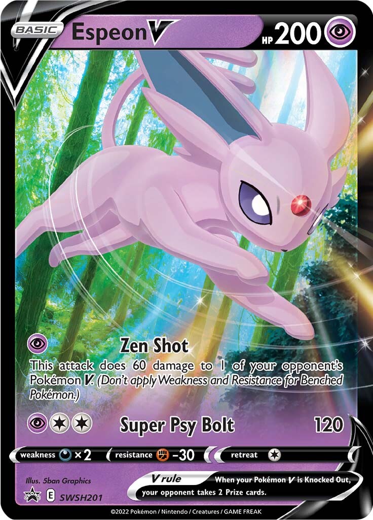 Espeon V (SWSH201) [Sword & Shield: Black Star Promos] | Anubis Games and Hobby
