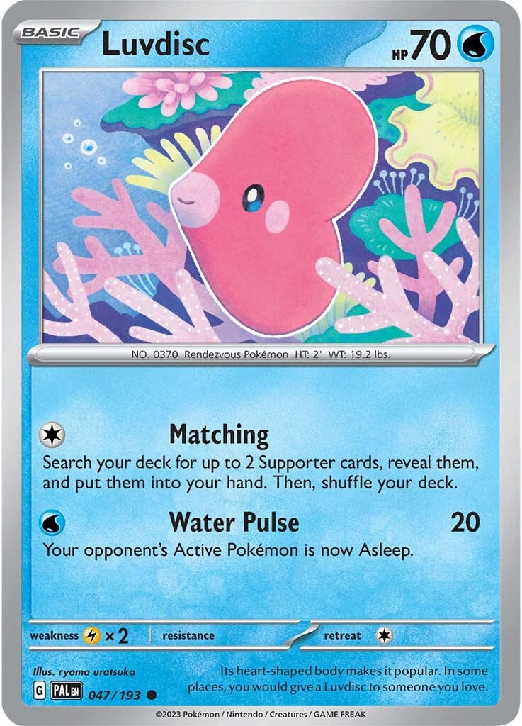 Luvdisc (047/193) [Scarlet & Violet: Paldea Evolved] | Anubis Games and Hobby