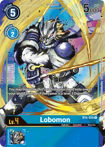 Lobomon [BT4-025] (Alternate Art) [Great Legend] | Anubis Games and Hobby