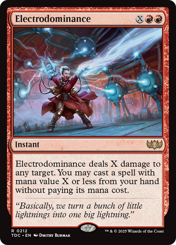 Electrodominance [Tarkir: Dragonstorm Commander] | Anubis Games and Hobby