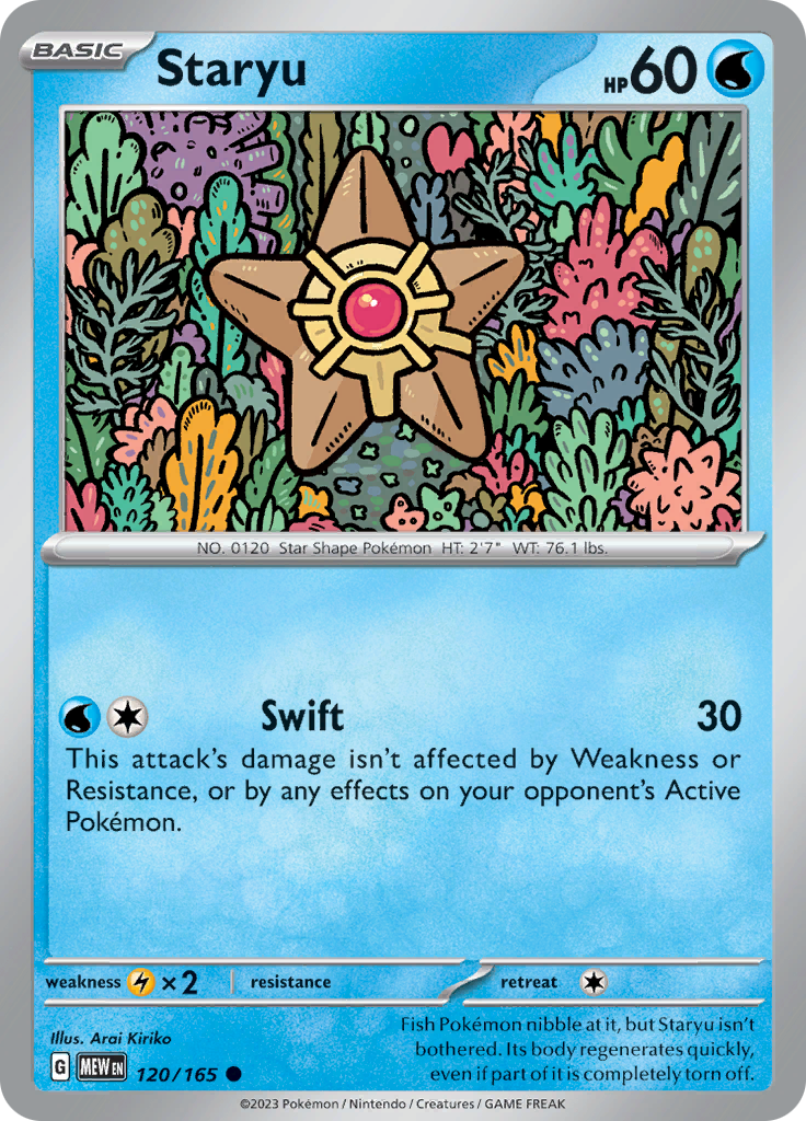 Staryu (120/165) [Scarlet & Violet: 151] | Anubis Games and Hobby