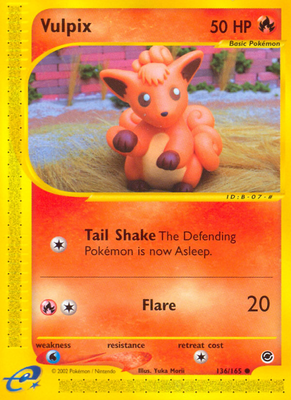 Vulpix (136/165) [Expedition: Base Set] | Anubis Games and Hobby