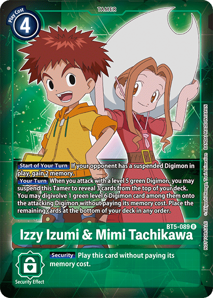 Izzy Izumi & Mimi Tachikawa [BT5-089] (Buy-A-Box Promo) [Battle of Omni] | Anubis Games and Hobby