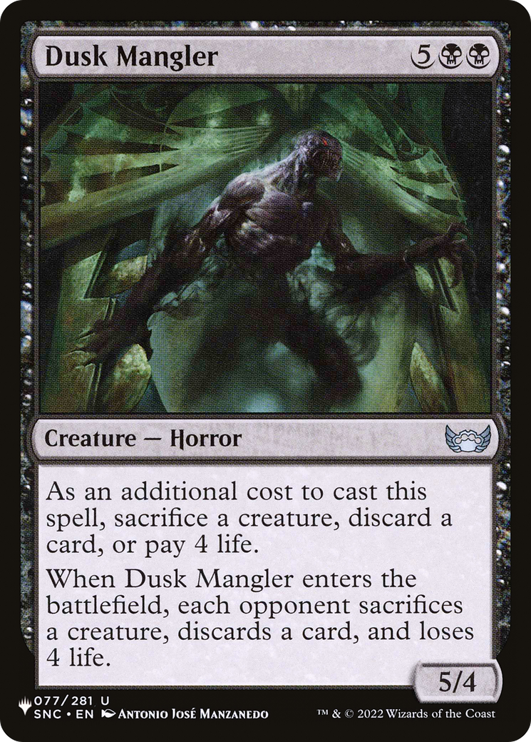 Dusk Mangler [The List Reprints] | Anubis Games and Hobby