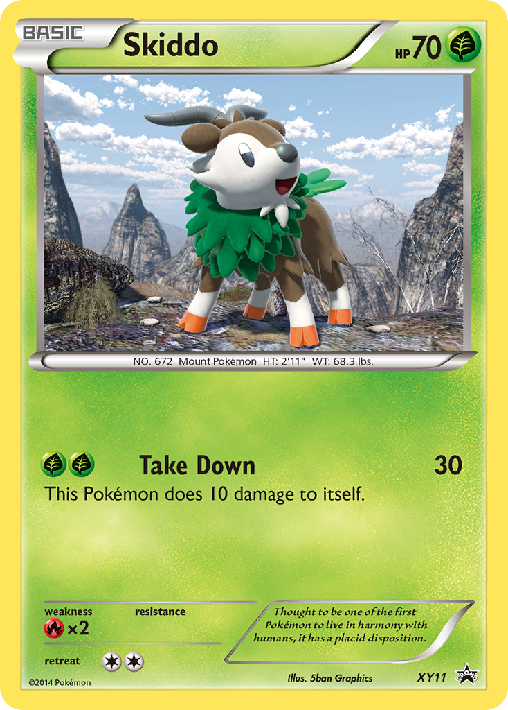 Skiddo (XY11) [XY: Black Star Promos] | Anubis Games and Hobby