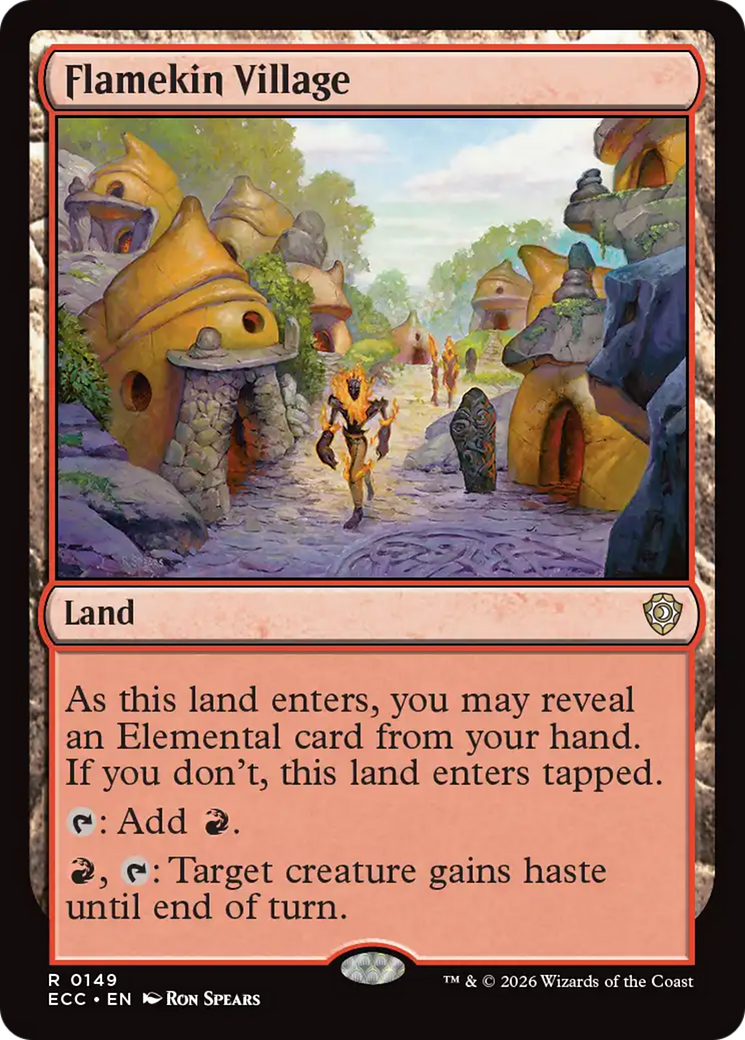 Flamekin Village [Lorwyn Eclipsed Commander] | Anubis Games and Hobby