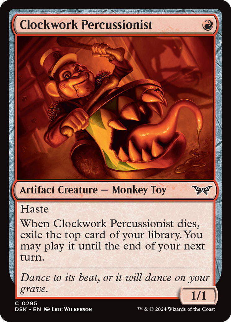 Clockwork Percussionist (0295) [Duskmourn: House of Horror] | Anubis Games and Hobby