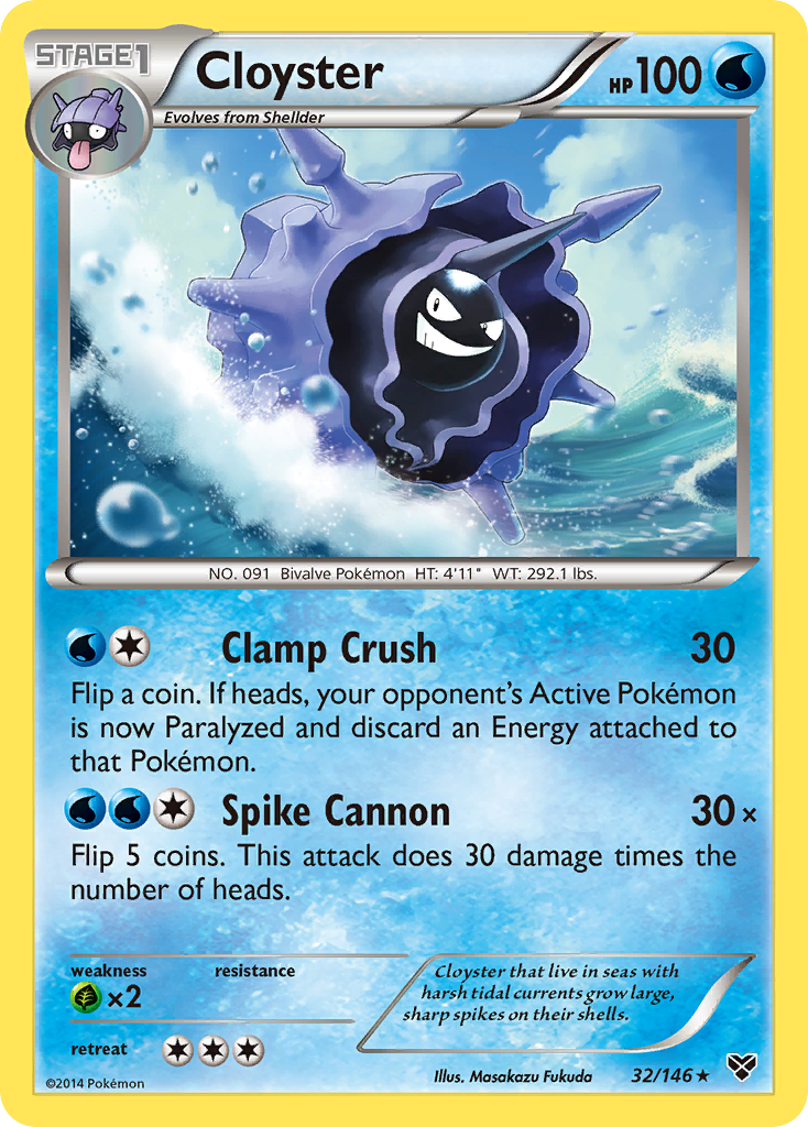 Cloyster (32/146) [XY: Base Set] | Anubis Games and Hobby