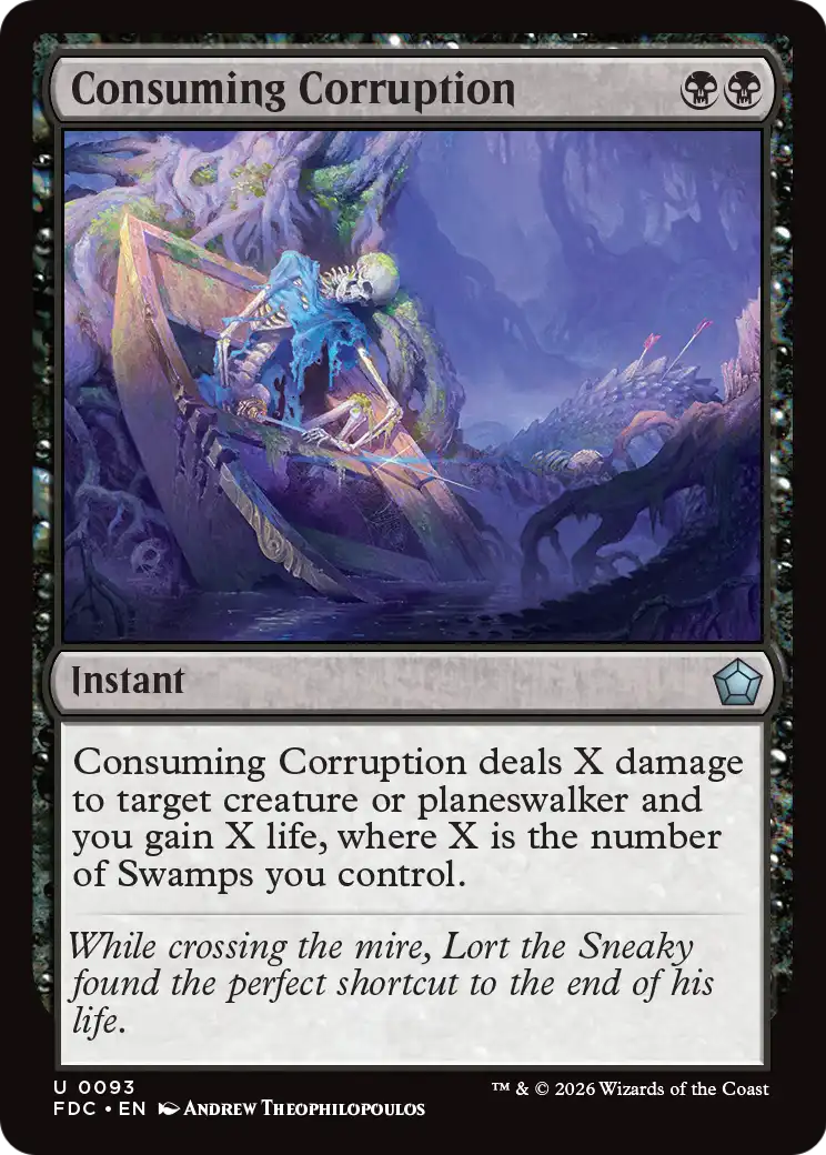 Consuming Corruption [Foundations Commander] | Anubis Games and Hobby