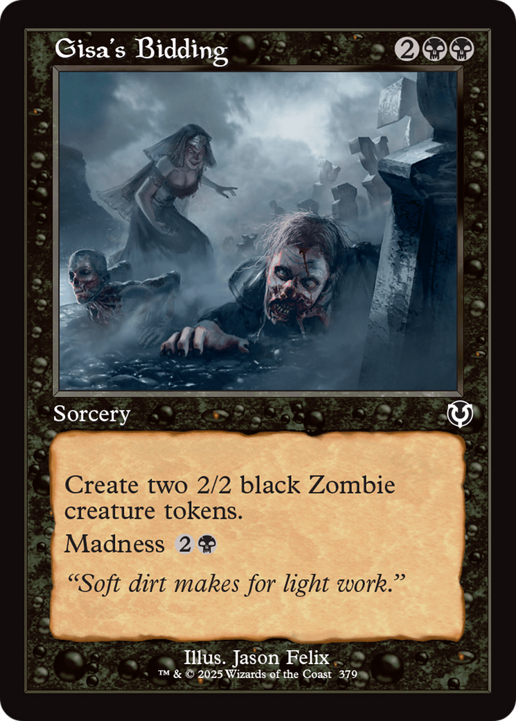 Gisa's Bidding (Retro Frame) [Innistrad Remastered] | Anubis Games and Hobby