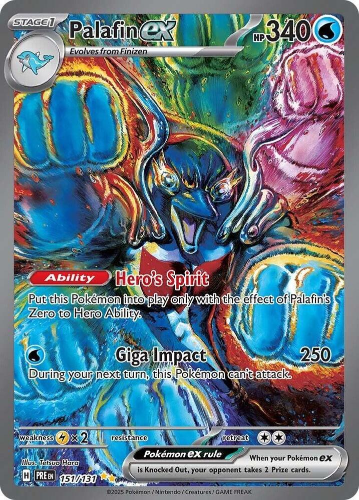 Palafin ex (151/131) [Scarlet & Violet: Prismatic Evolutions] | Anubis Games and Hobby