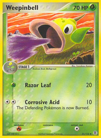 Weepinbell (51/112) [EX: FireRed & LeafGreen] | Anubis Games and Hobby