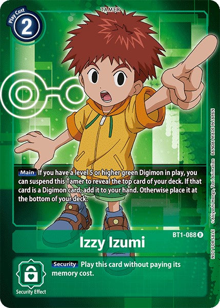 Izzy Izumi [BT1-088] (Official Tournament Pack Vol.3) [Release Special Booster Promos] | Anubis Games and Hobby