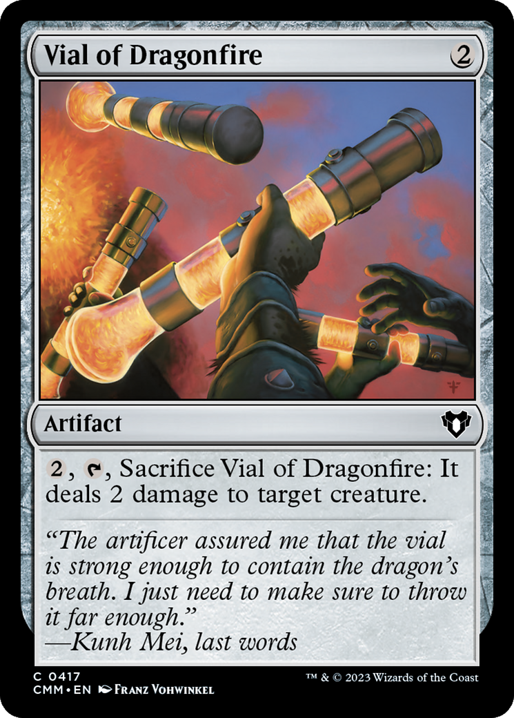 Vial of Dragonfire [Commander Masters] | Anubis Games and Hobby