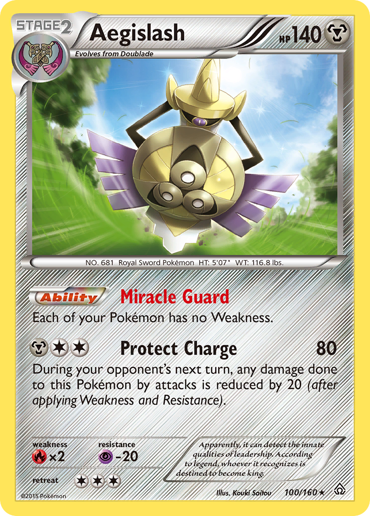 Aegislash (100/160) [XY: Primal Clash] | Anubis Games and Hobby