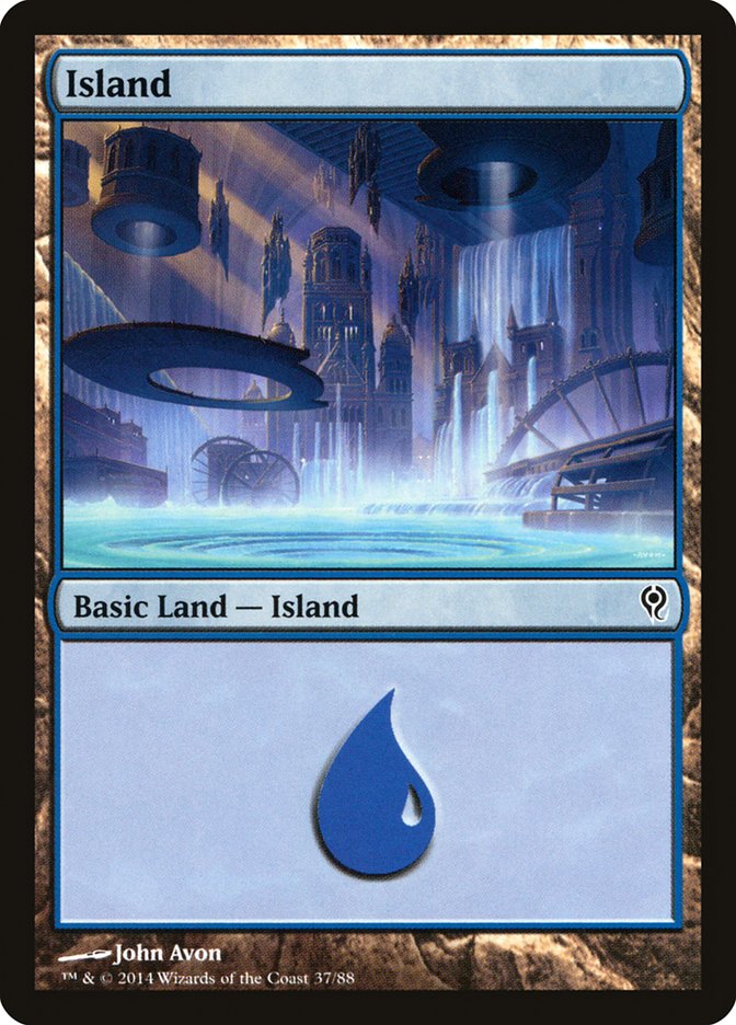 Island (37) [Duel Decks: Jace vs. Vraska] | Anubis Games and Hobby