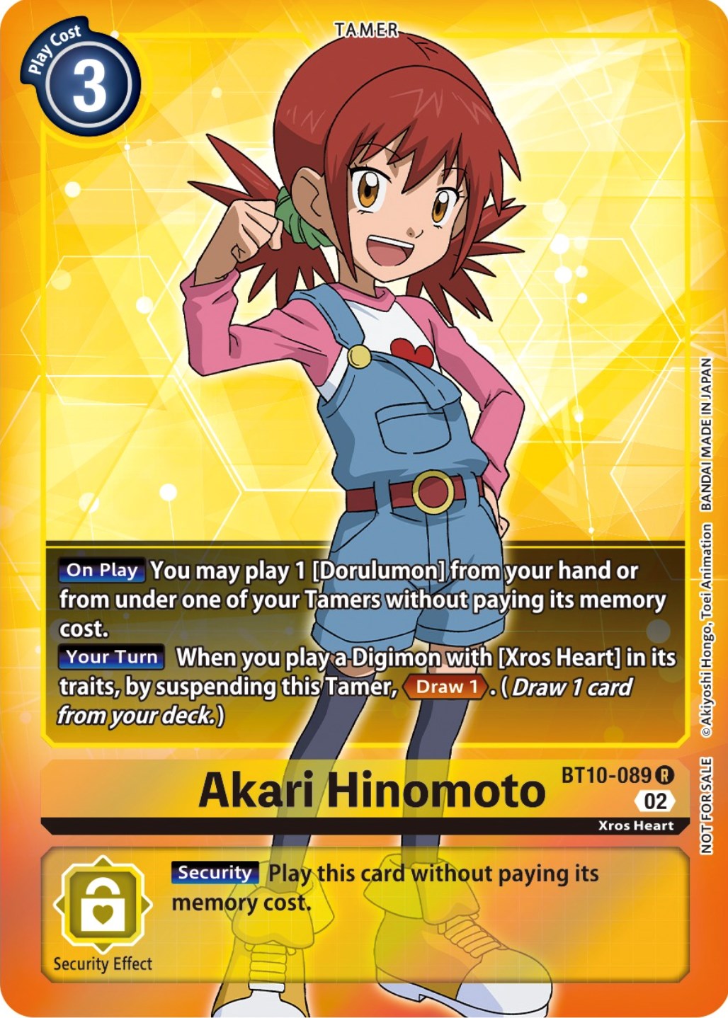 Akari Hinomoto [BT10-089] (Box Topper) [Xros Encounter] | Anubis Games and Hobby