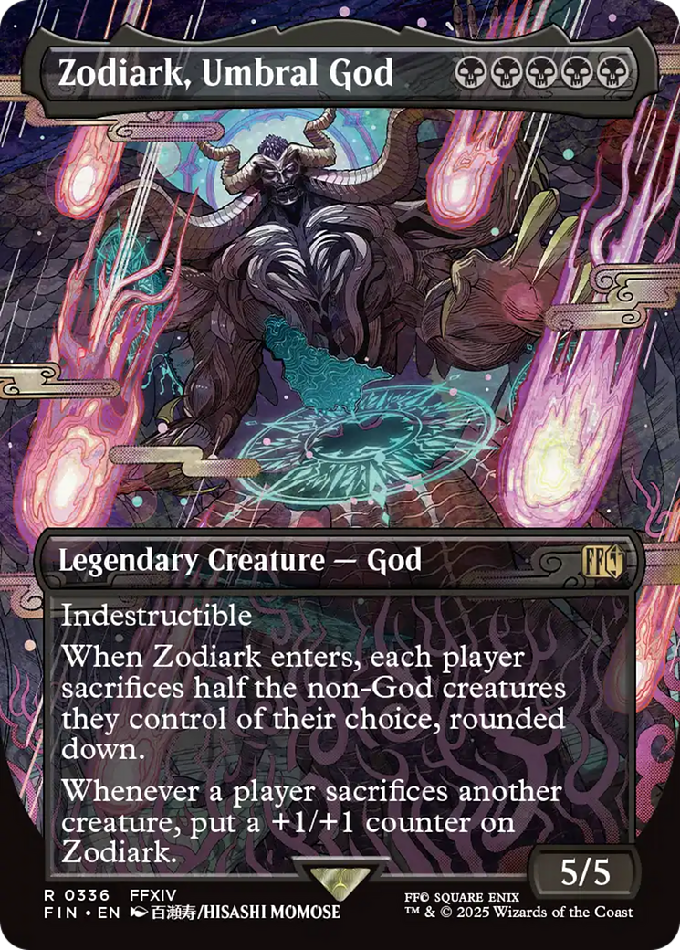 Zodiark, Umbral God (Borderless) [FINAL FANTASY] | Anubis Games and Hobby