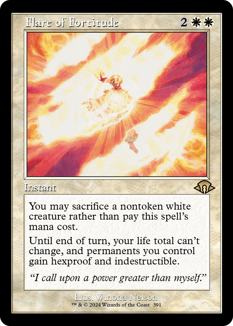 Flare of Fortitude (Retro) [Modern Horizons 3] | Anubis Games and Hobby
