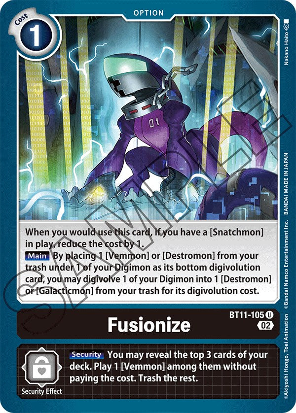 Fusionize [BT11-105] [Dimensional Phase] | Anubis Games and Hobby