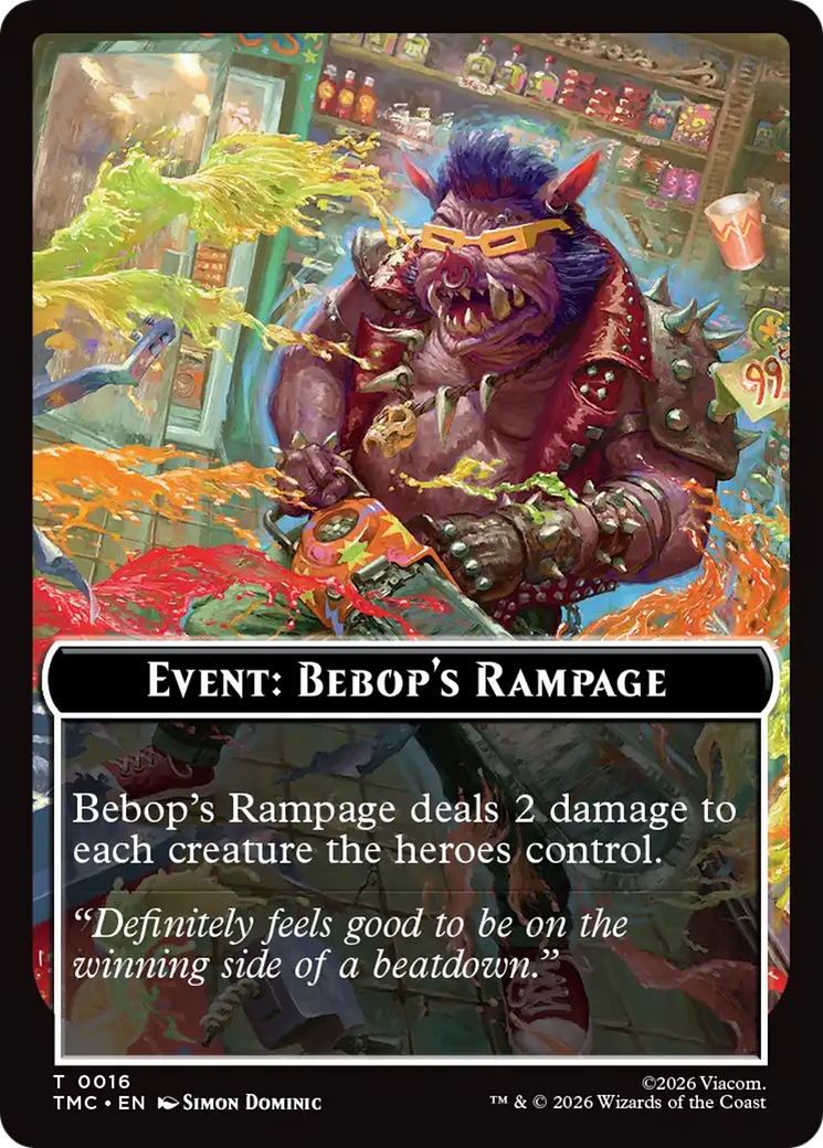 Event: Bebop's Rampage [Teenage Mutant Ninja Turtles Commander Tokens] | Anubis Games and Hobby