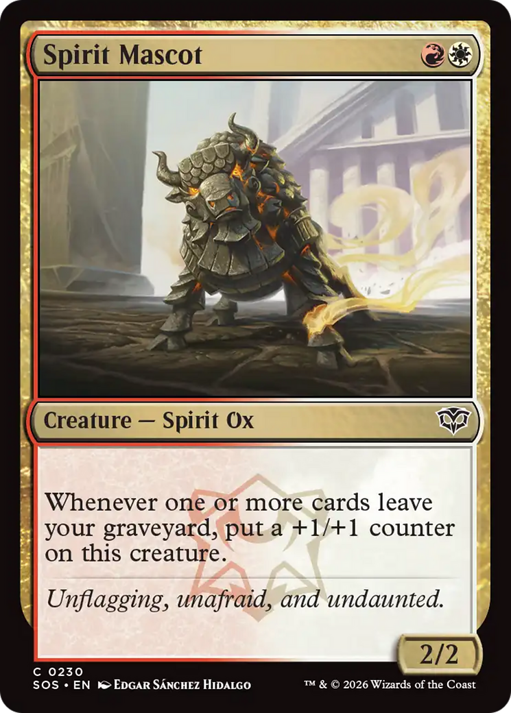 Spirit Mascot [Secrets of Strixhaven] | Anubis Games and Hobby