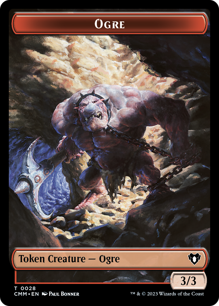 City's Blessing // Ogre Double-Sided Token [Commander Masters Tokens] | Anubis Games and Hobby