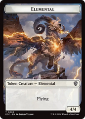 Elemental (0002) // Elemental (0009) Double-Sided Token [Lorwyn Eclipsed Tokens] | Anubis Games and Hobby