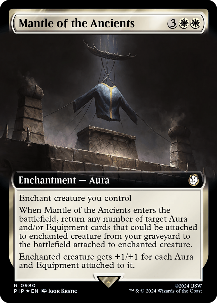 Mantle of the Ancients (Extended Art) (Surge Foil) [Fallout] | Anubis Games and Hobby