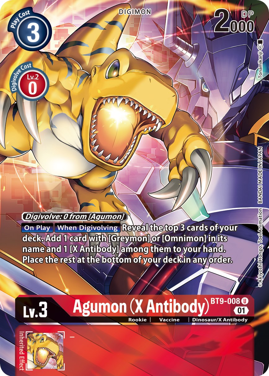 Agumon (X Antibody) [BT9-008] (Alternate Art) [X Record] | Anubis Games and Hobby