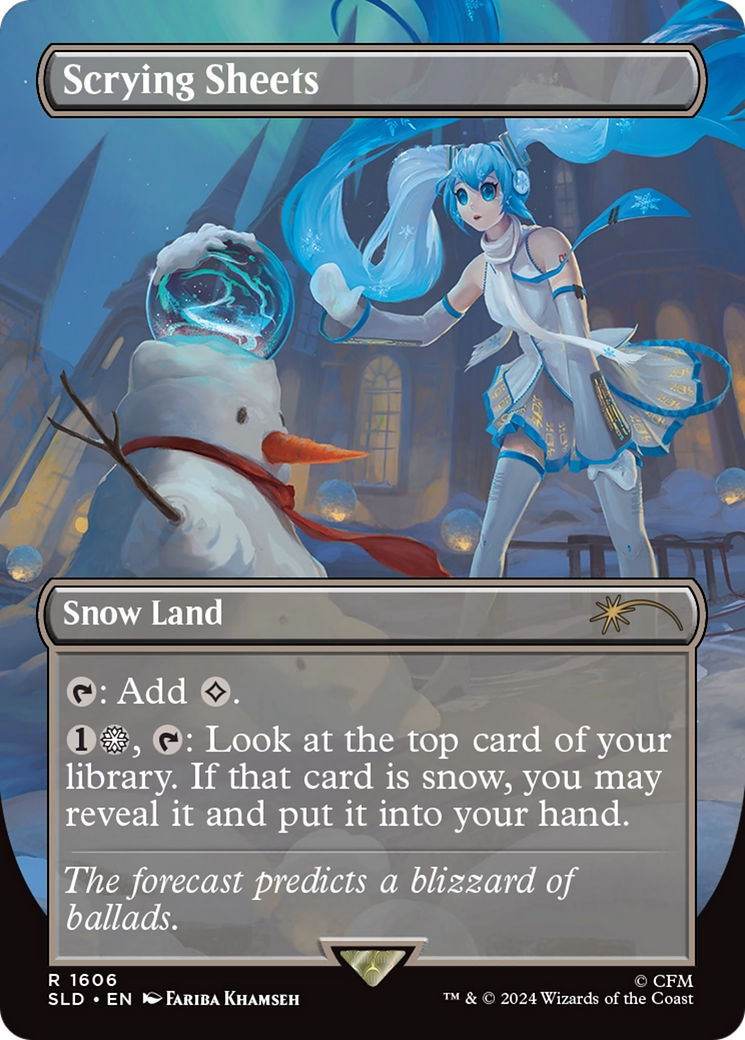 Scrying Sheets (Rainbow Foil) [Secret Lair Drop Series] | Anubis Games and Hobby