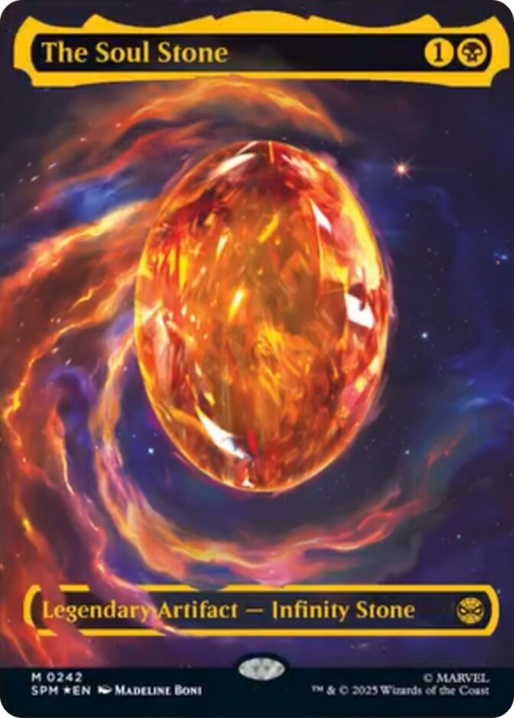The Soul Stone (Cosmic Foil) [Marvel's Spider-Man] | Anubis Games and Hobby