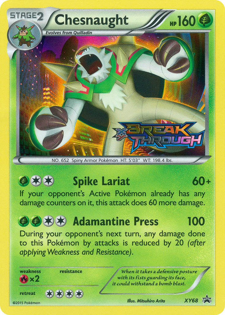 Chesnaught (XY68) [XY: Black Star Promos] | Anubis Games and Hobby