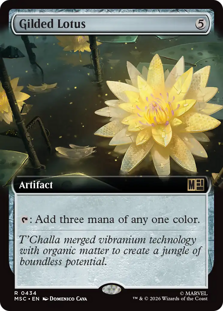 Gilded Lotus (Extended Art) [Marvel Super Heroes Commander] | Anubis Games and Hobby