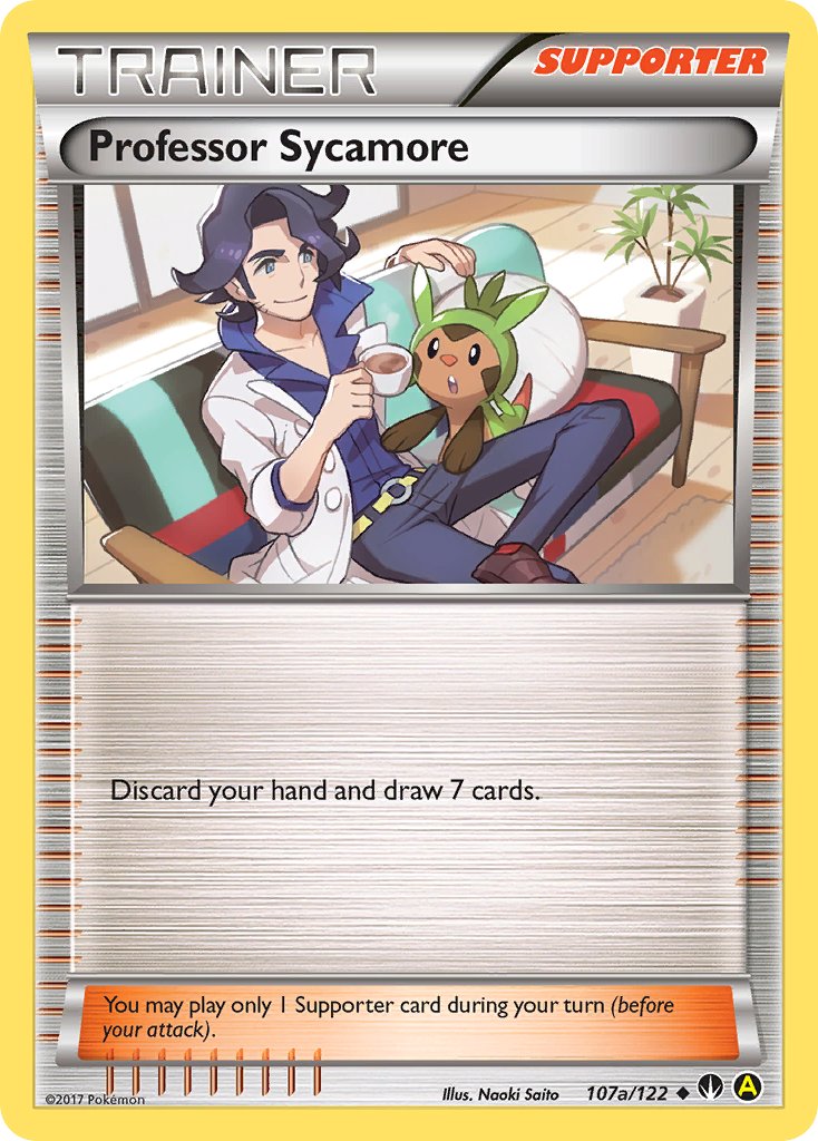 Professor Sycamore (107a/122) [Alternate Art Promos] | Anubis Games and Hobby